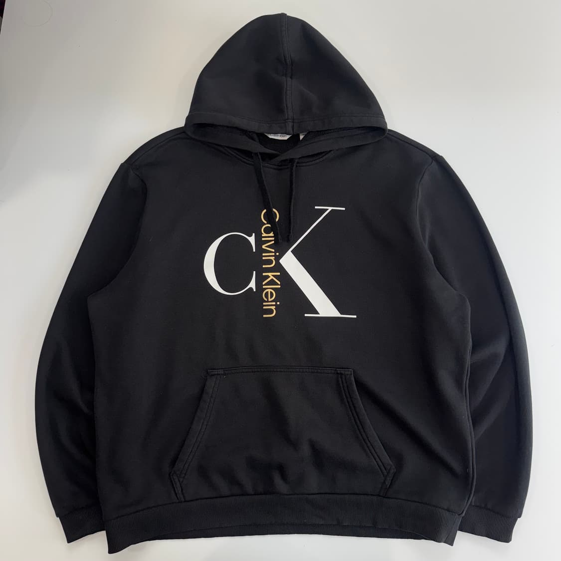 Calvin Klein 캘빈클라인 ck 로고 블랙 후드티 상품이미지3