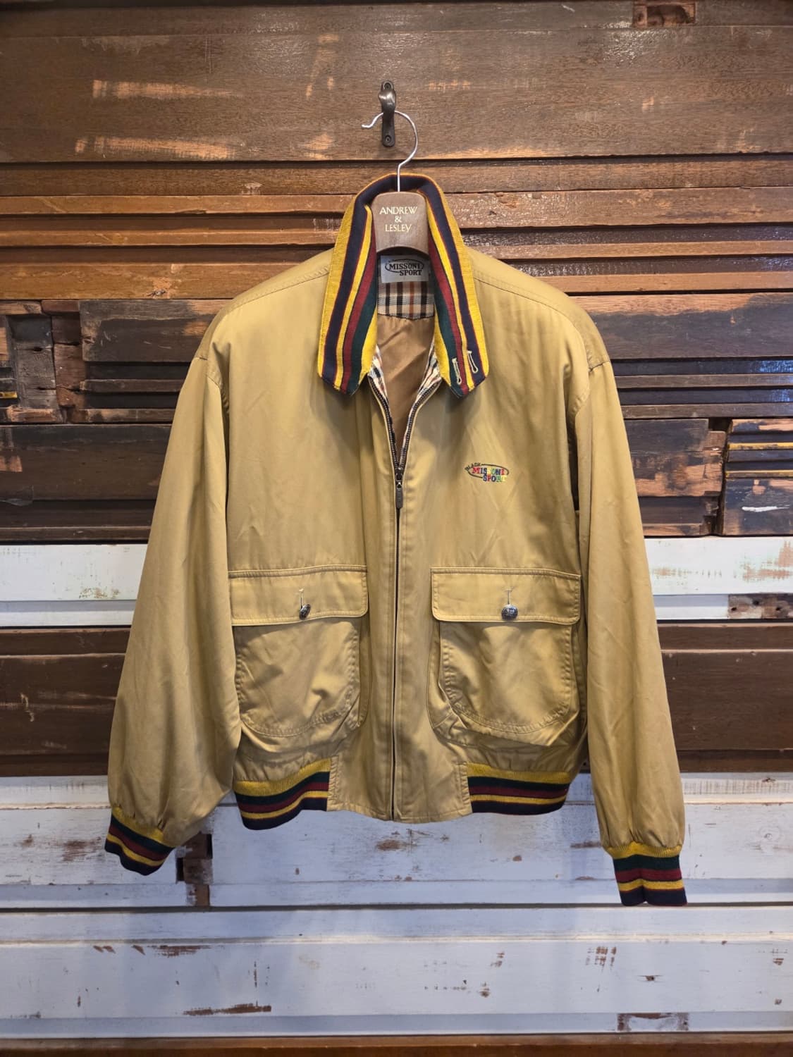 미쏘니 클래식 해링턴자켓 상품이미지10