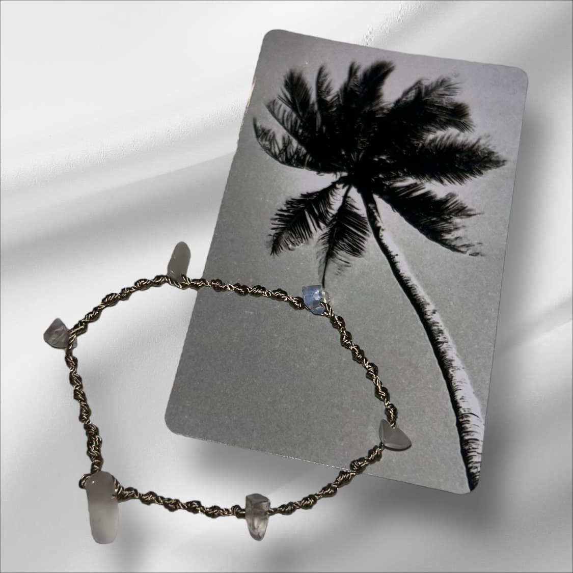 SUMMER TIME bracelet 원석 팔찌 white 상품이미지1