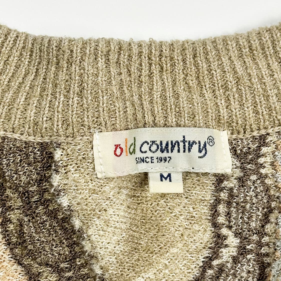 VTG 빈티지 케이블 니트 가디건 (M) 상품이미지4