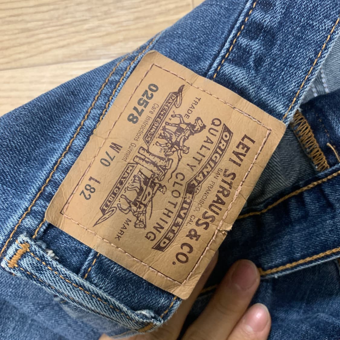 27)Levi's 02578 부츠컷 데님(W70/L82) 상품이미지5