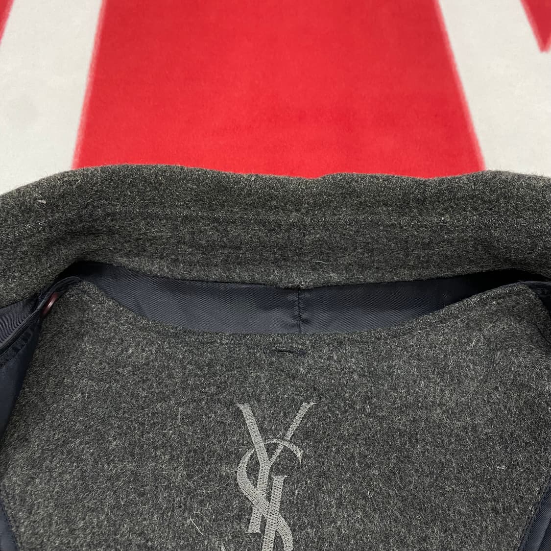 YSL 블루종자켓 95 실측 L  상품이미지4