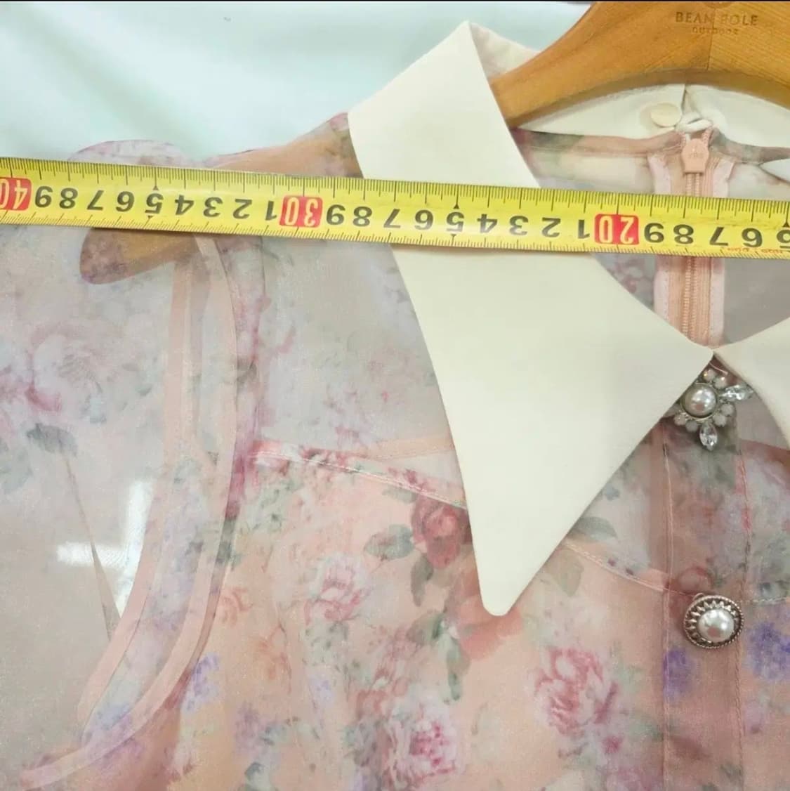 [KENNETH LADY] 케네스레이디 플라워 오간디 카라 원피스 여성 상품이미지8