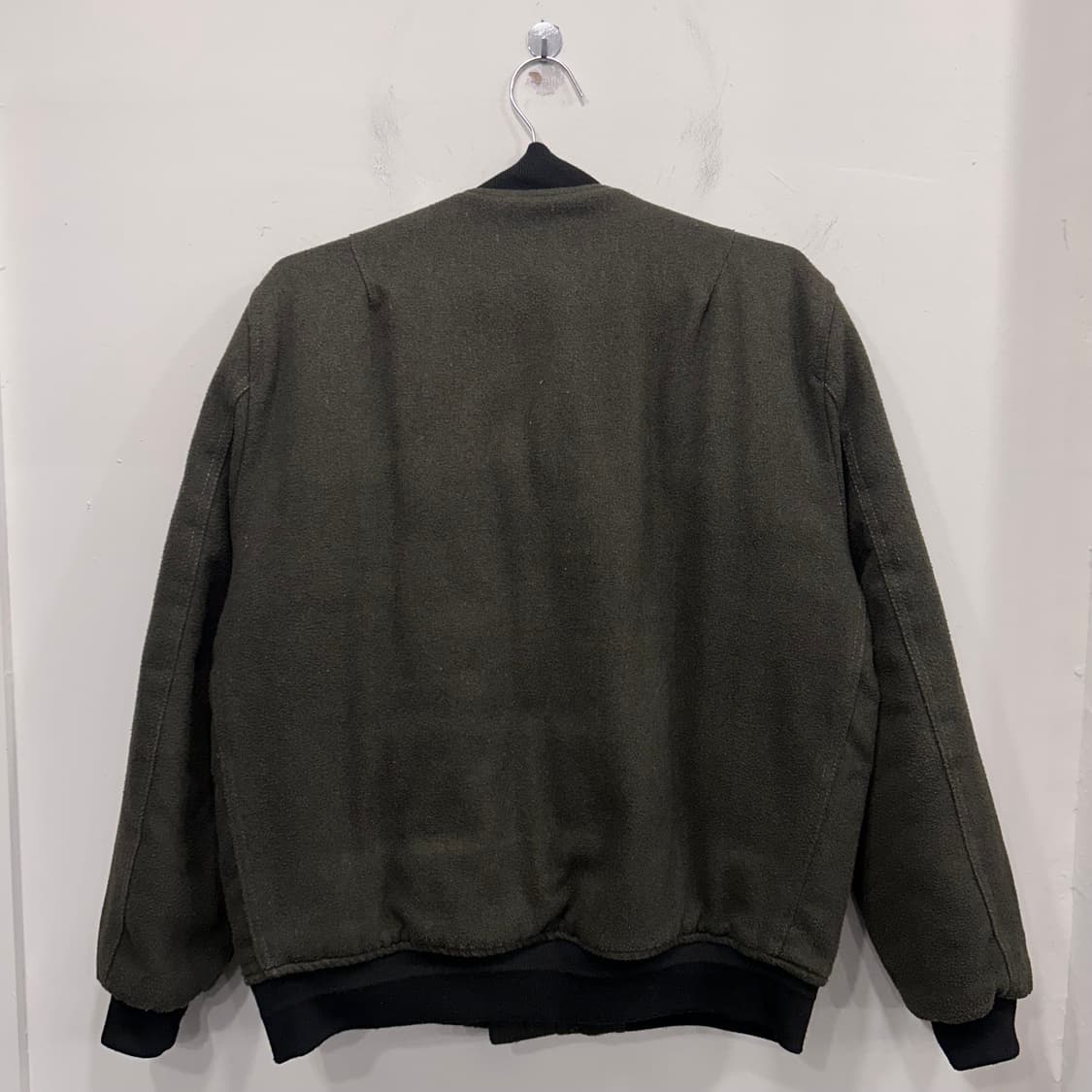 W&P HOUSE 이너퀼팅 울 크롭 봄버자켓 상품이미지5