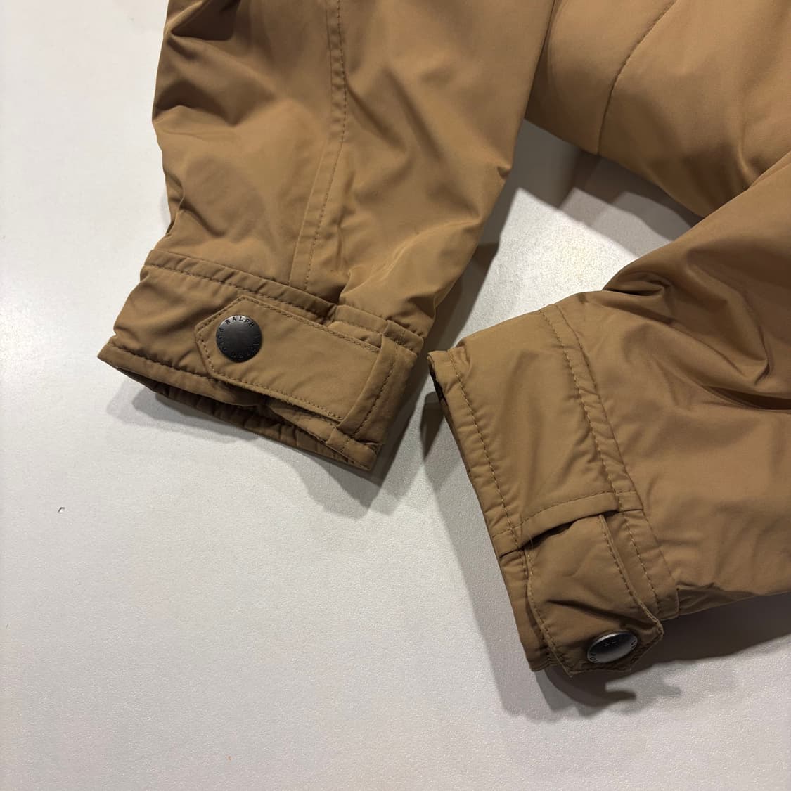 [S] 폴로 랄프로렌 베이지 폴리쉘 기모 점퍼 자켓 D198 상품이미지7