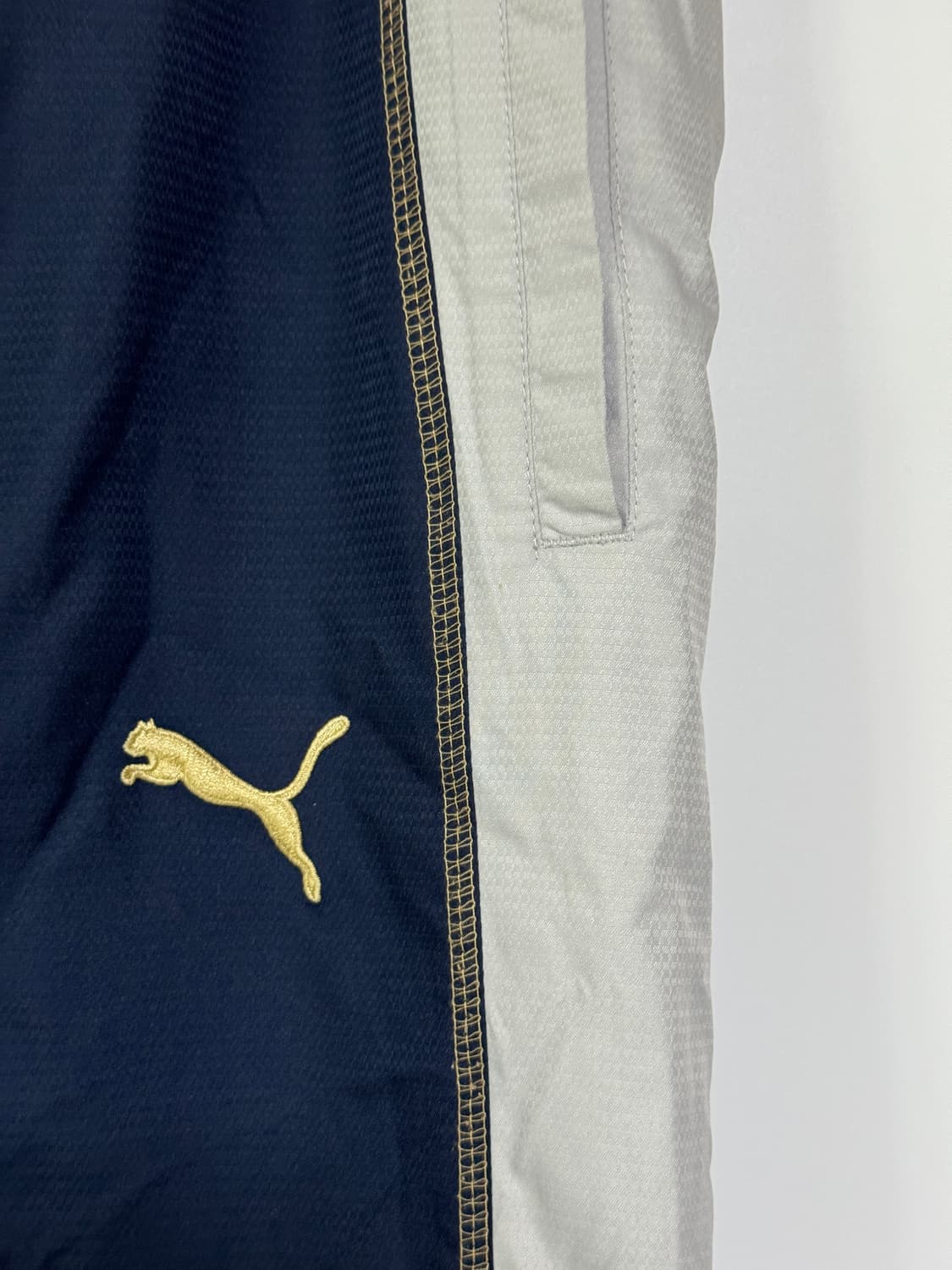 푸마 네이비 골드 트랙 팬츠 L 허리 31-34 상품이미지2