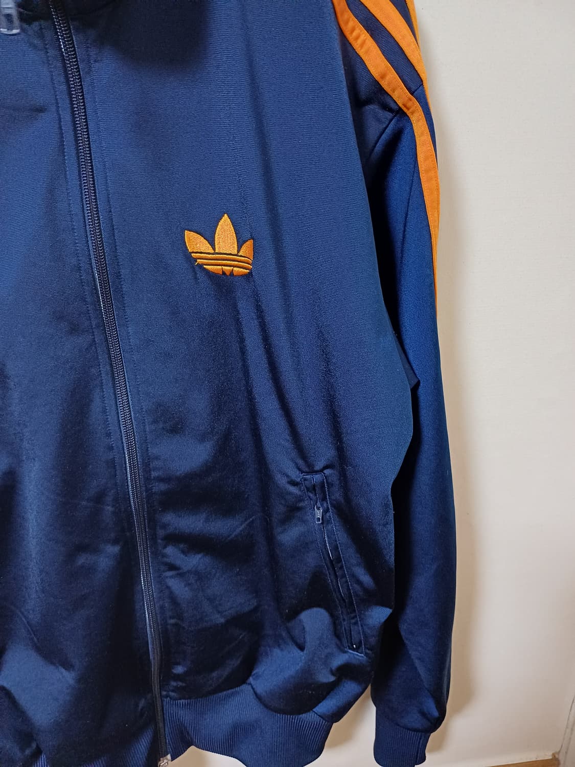 아디다스 파이어버드 트랙탑 져지 네이비 오렌지  상품이미지5