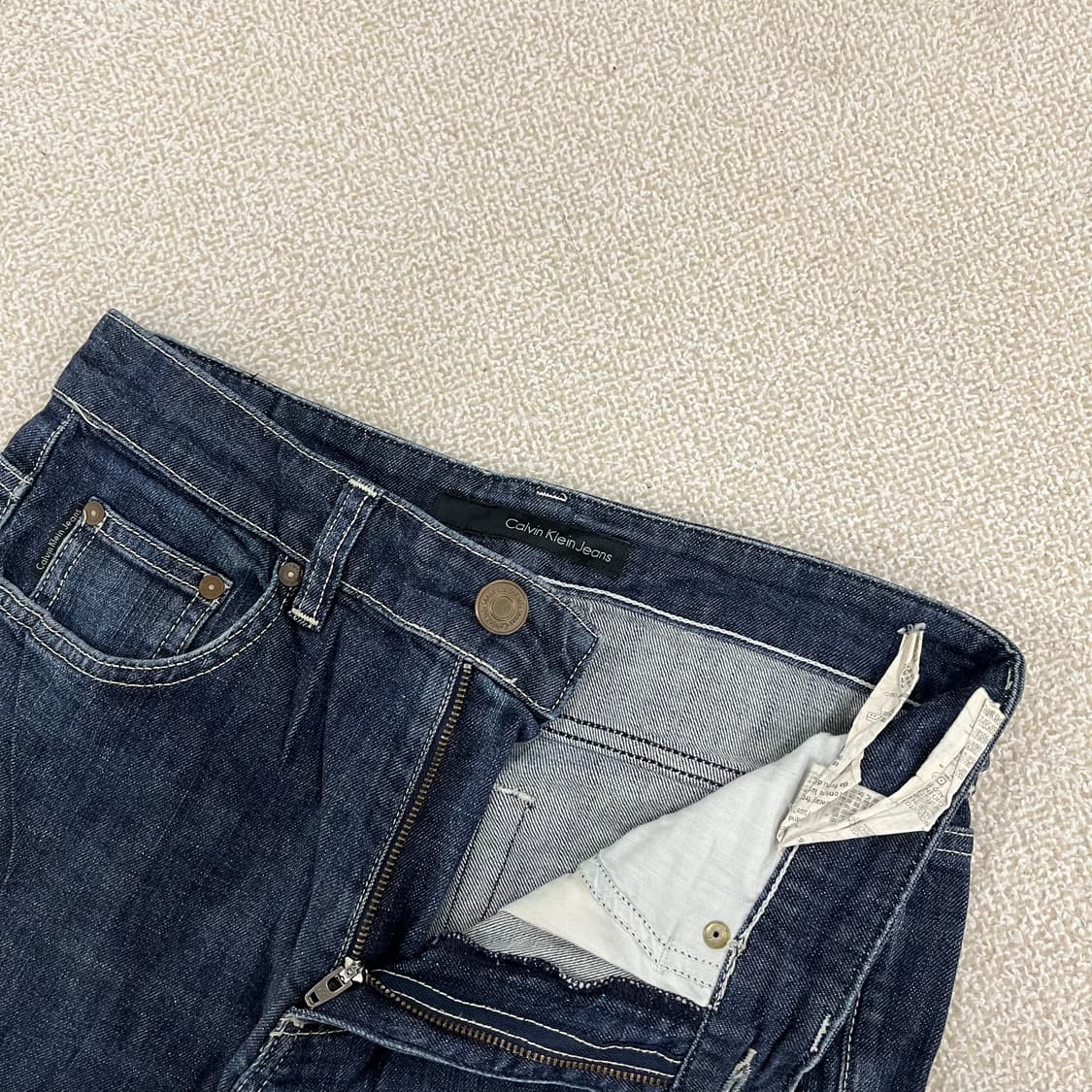 29 캘빈클라인 진스 진청 데님 청바지 0123M 상품이미지2