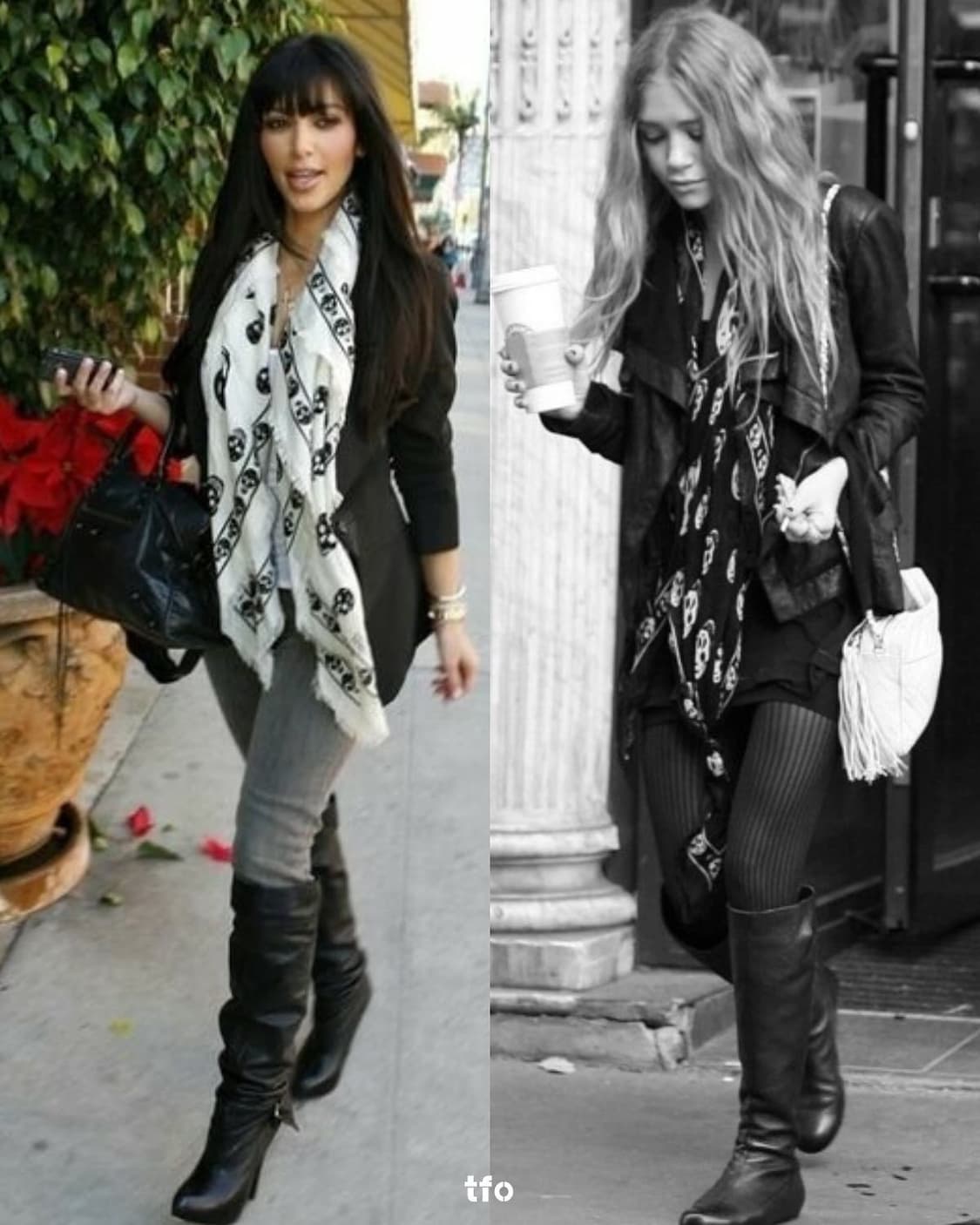 ALEXANDER MCQUEEN Skull Print Scarf 상품이미지4