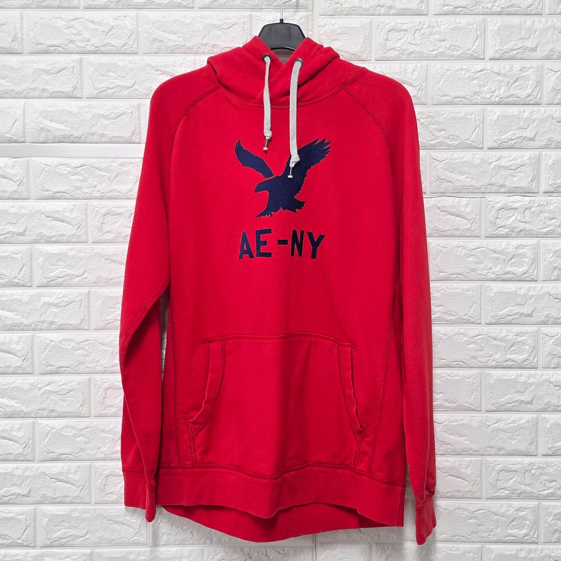 택포_ 아메리칸 이글 빨간색 후드티 L 상품이미지1