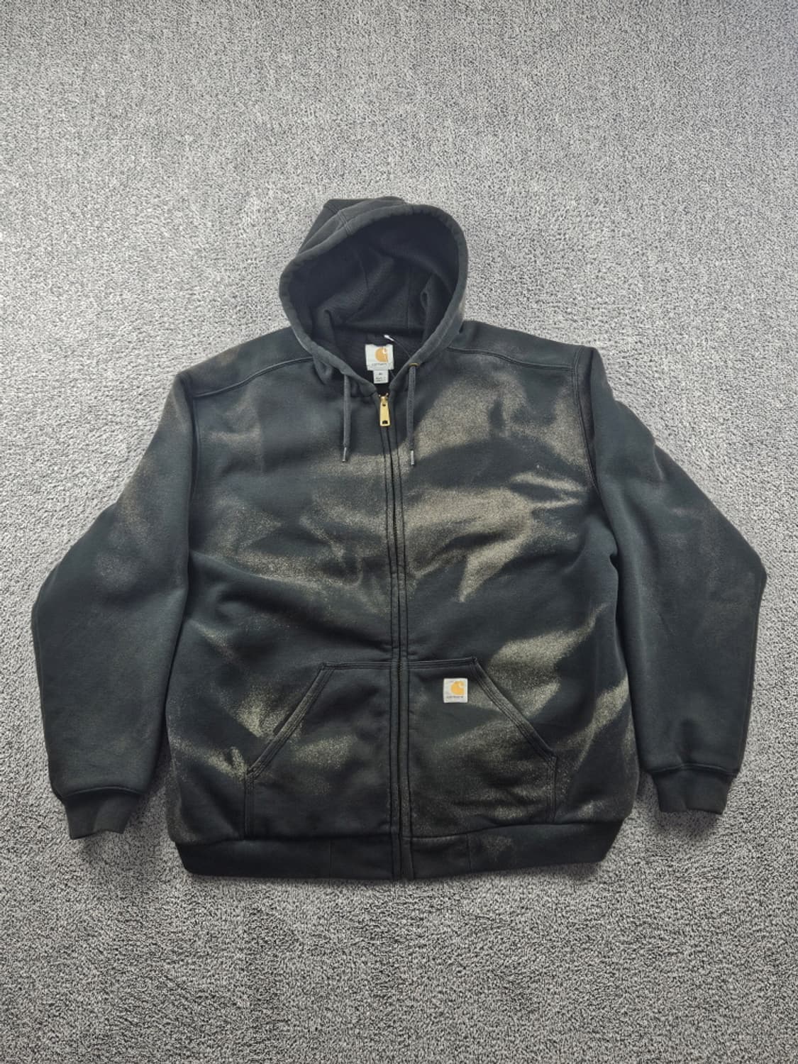 칼하트 다잉 워시드 커스텀 써멀 후드집업 ( XL ) / 10583 상품이미지2