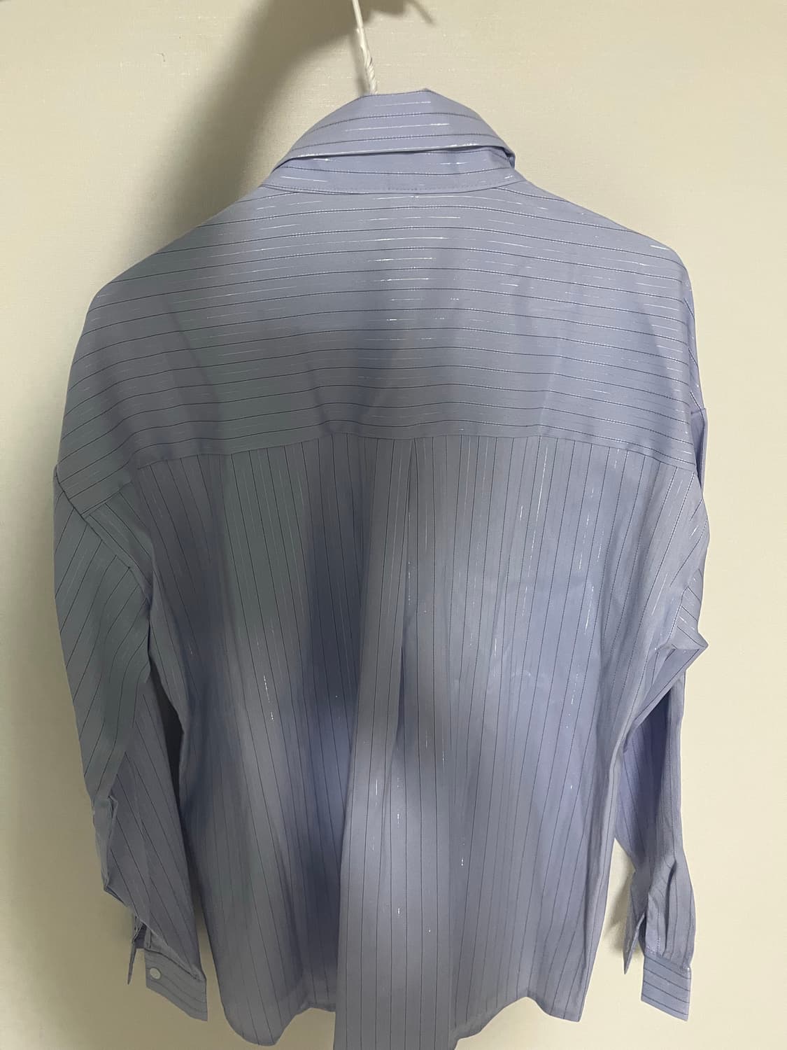 나흐트 제작 블루 스트라이프 셔츠 상품이미지8