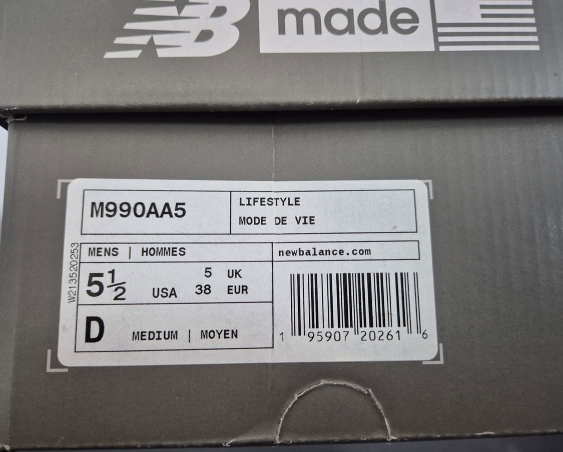 (새상품) 뉴발란스 SSC 콜라보 M990AA5 상품이미지2