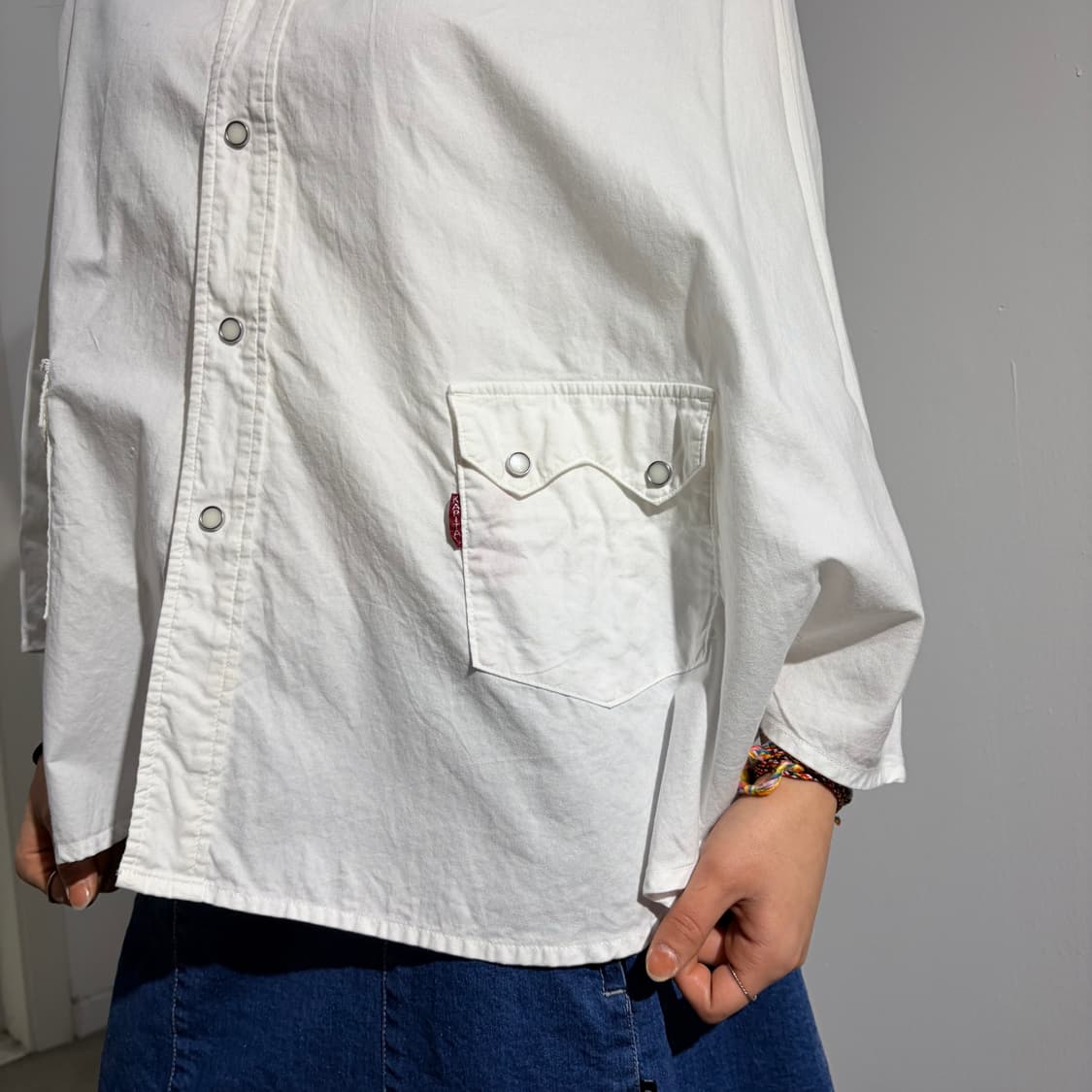 캐피탈 웨스턴 긴팔 숄 셔츠 상품이미지2