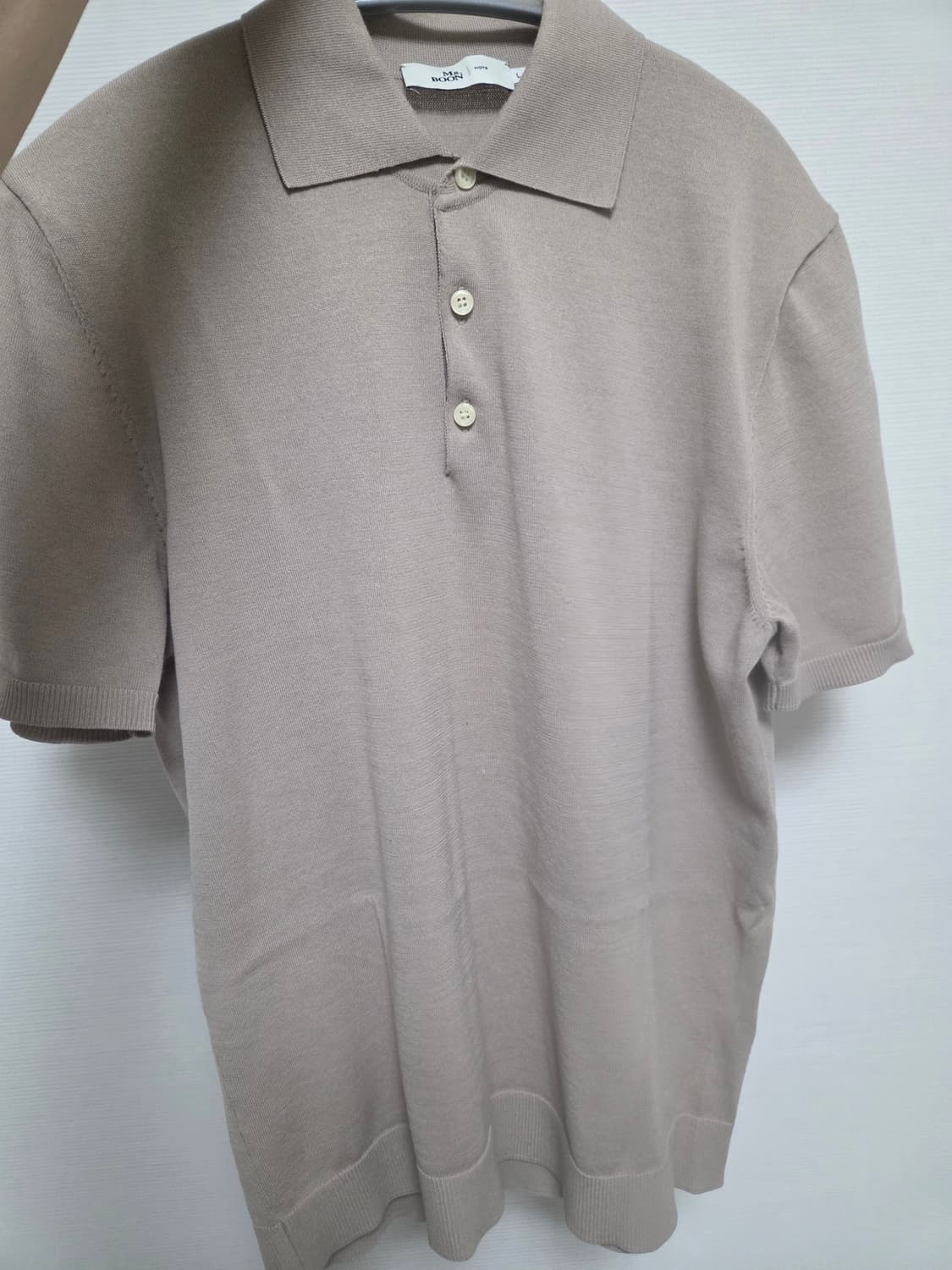 맨온더분 반팔니트 베이지 상품이미지2