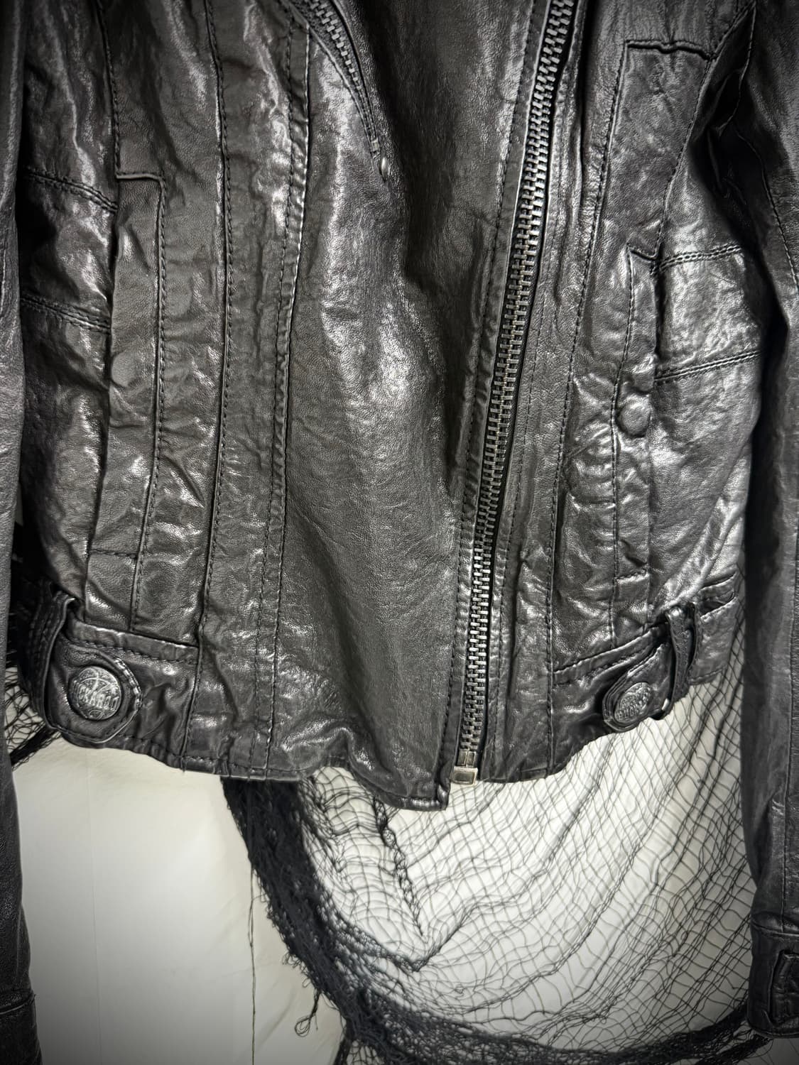 Buckaroo detailed leather jacket 상품이미지6