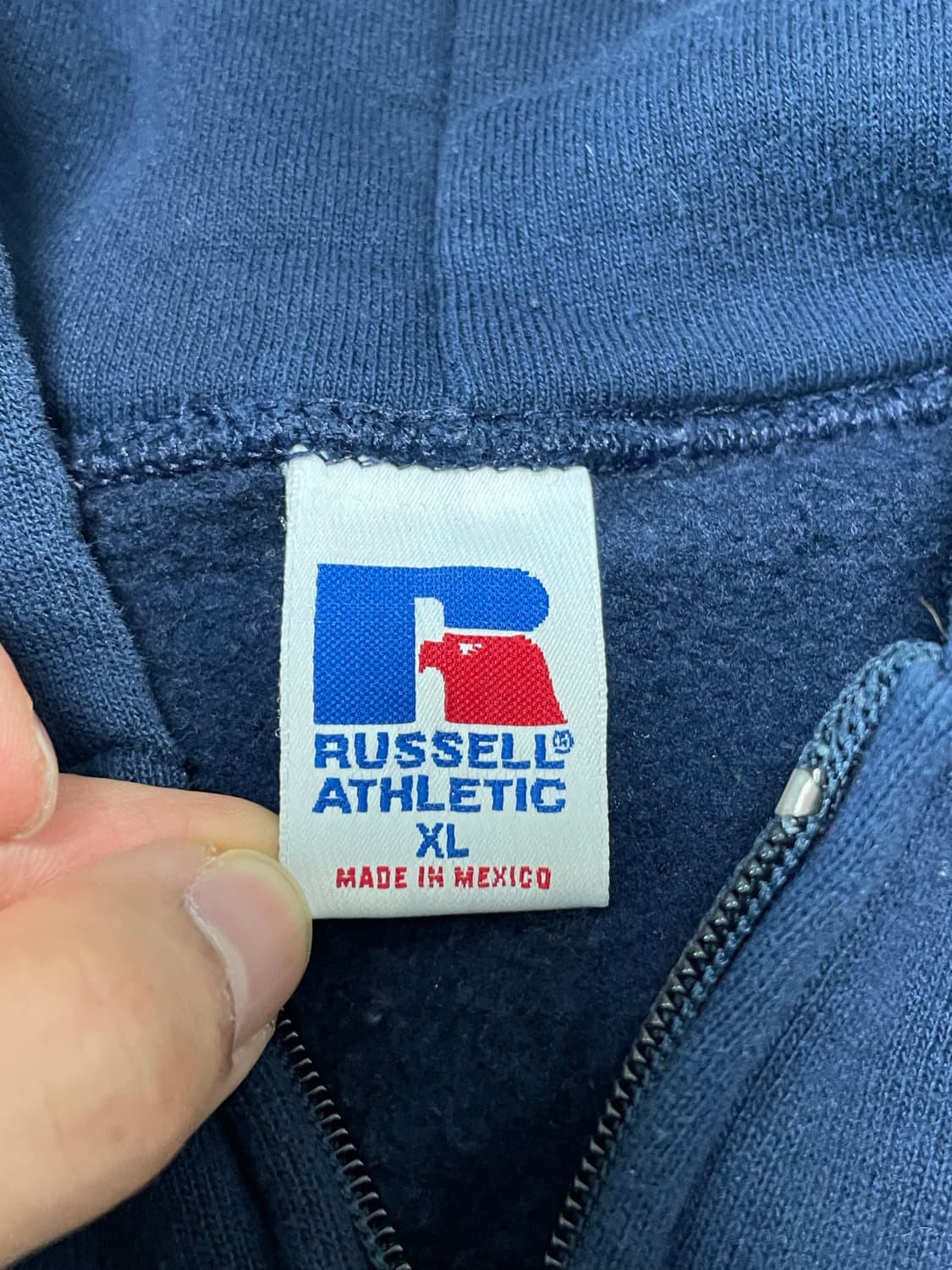 90s russell athletic hoodie zip 러셀 상품이미지3