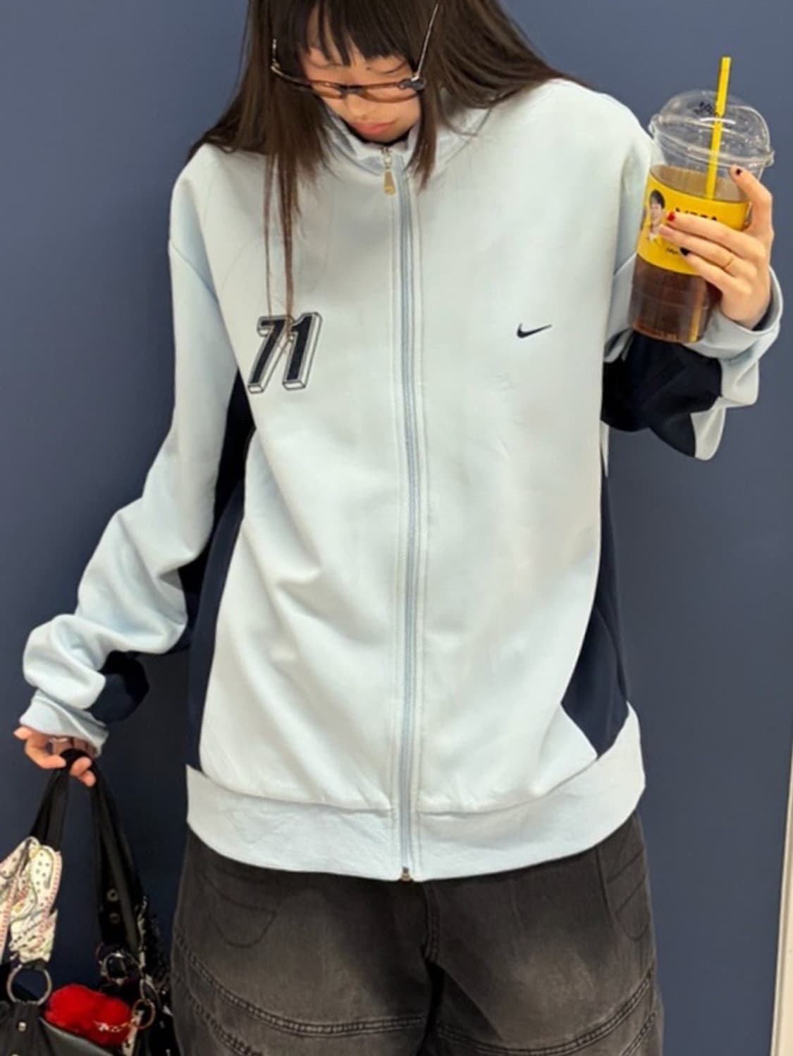 90s NIKE 올드스쿨 올림픽 져지 트랙탑 상품이미지2