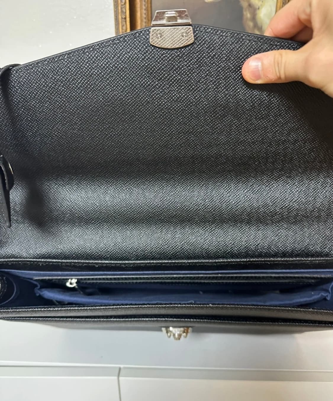 엠비지오네 서류 가방, 브리프케이스 블랙 팝니다 상품이미지4