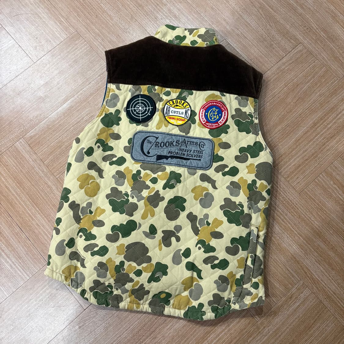 빈티지 카모 베스트 상품이미지6