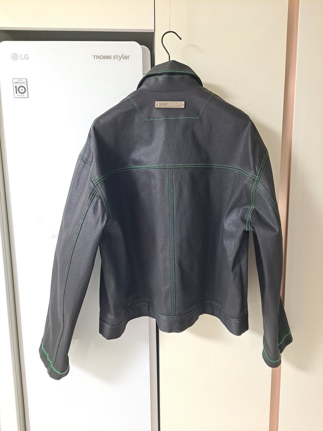 IDENTITY 더아이덴티티 프로젝트  - 래그라인 코팅 데님 자켓 (새 상품이미지8