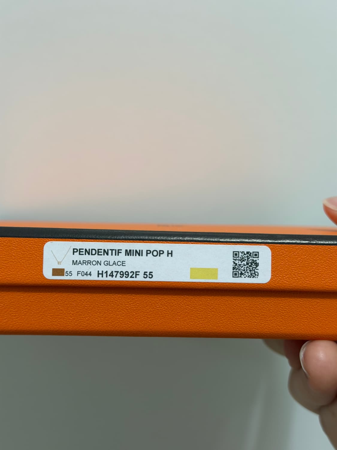 에르메스 미니 팝아슈 목걸이 마론 글라쎄 상품이미지5