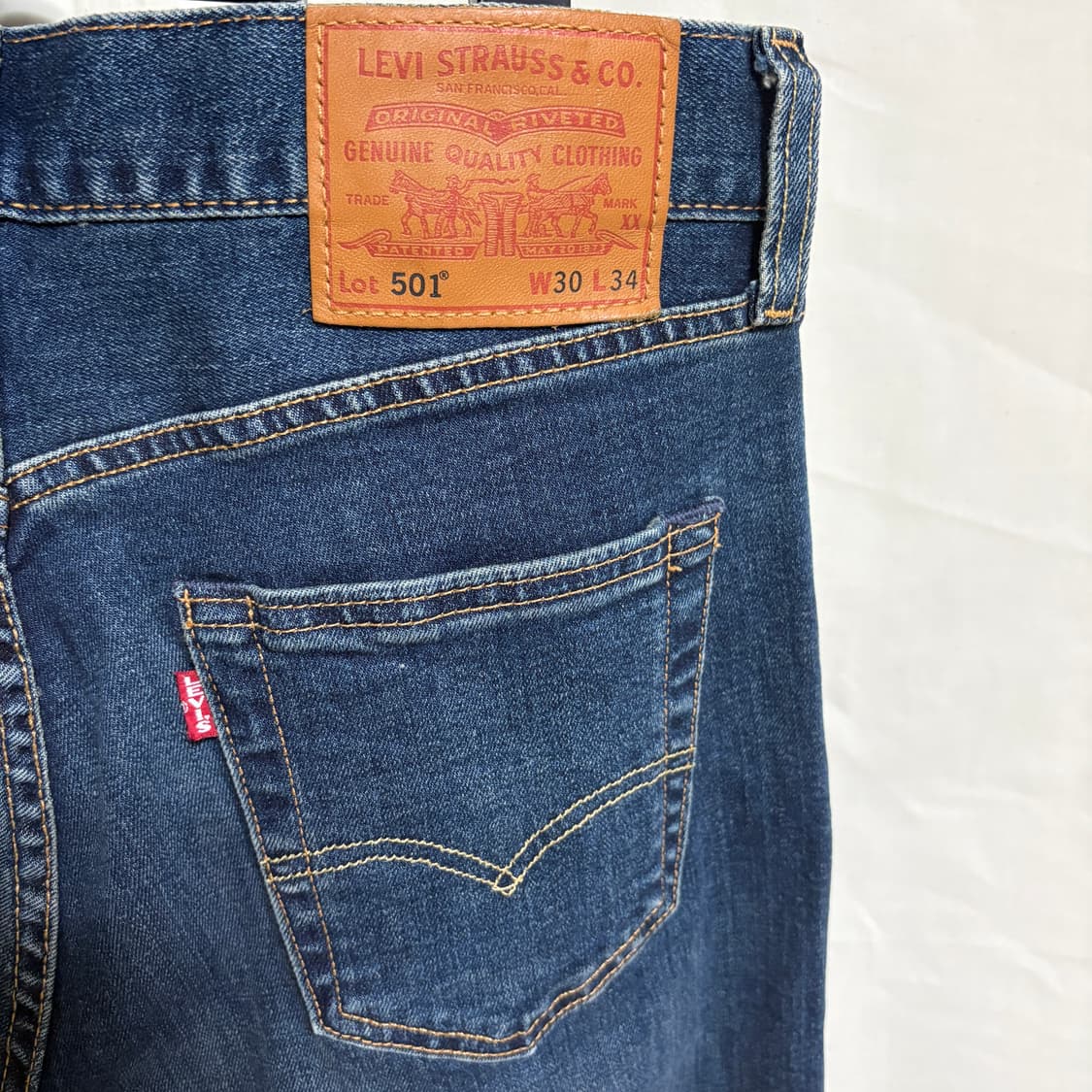 리바이스 빅E 501 스트레이트 데님팬츠 / W30, L34 상품이미지7
