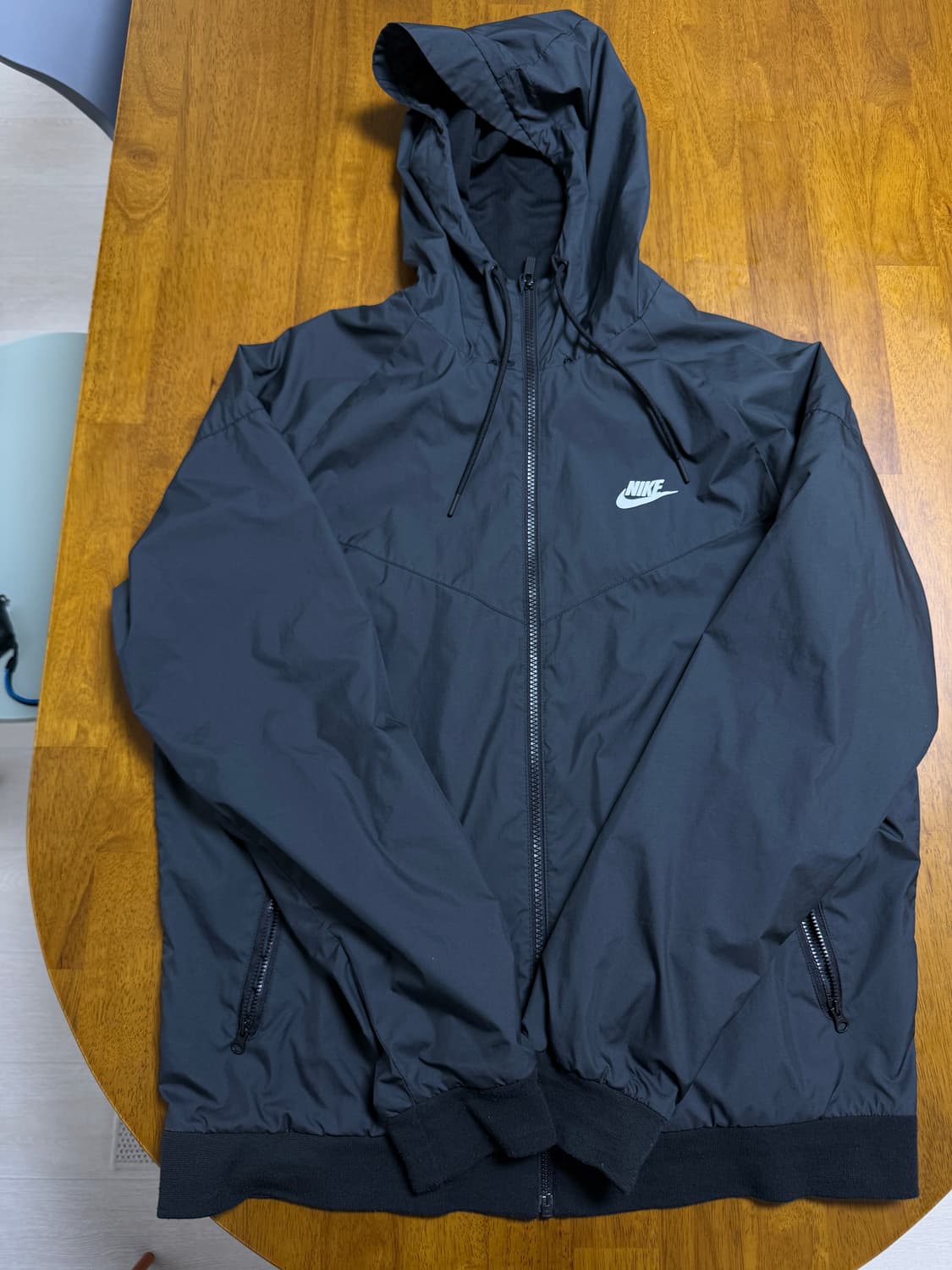 나이키 후드 바람막이 블랙 (미국 L) 105-110 사이즈 상품이미지2
