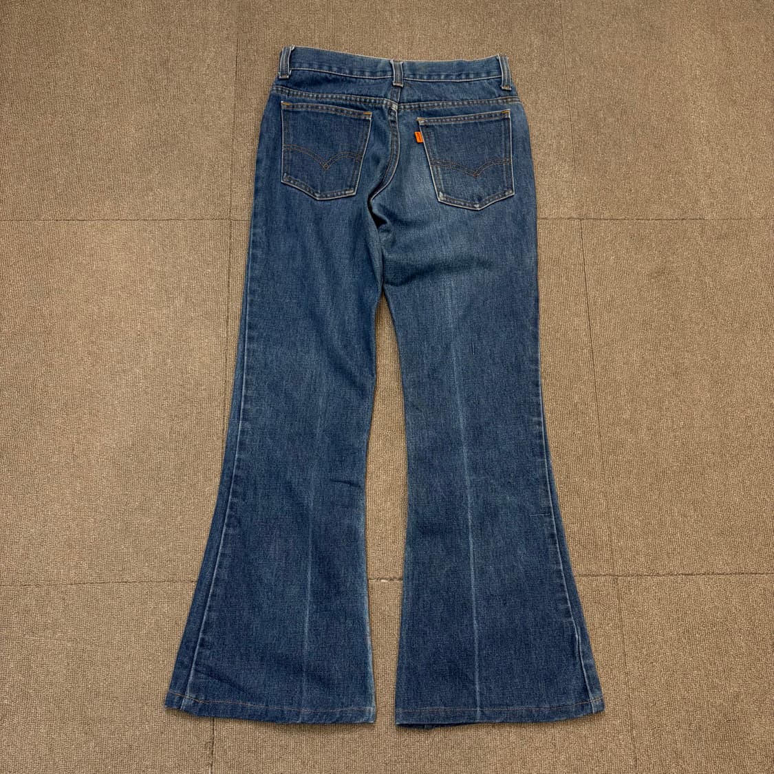 70s levis 리바이스 우먼스 646 벨바텀 오렌지탭 부츠컷데님 상품이미지9