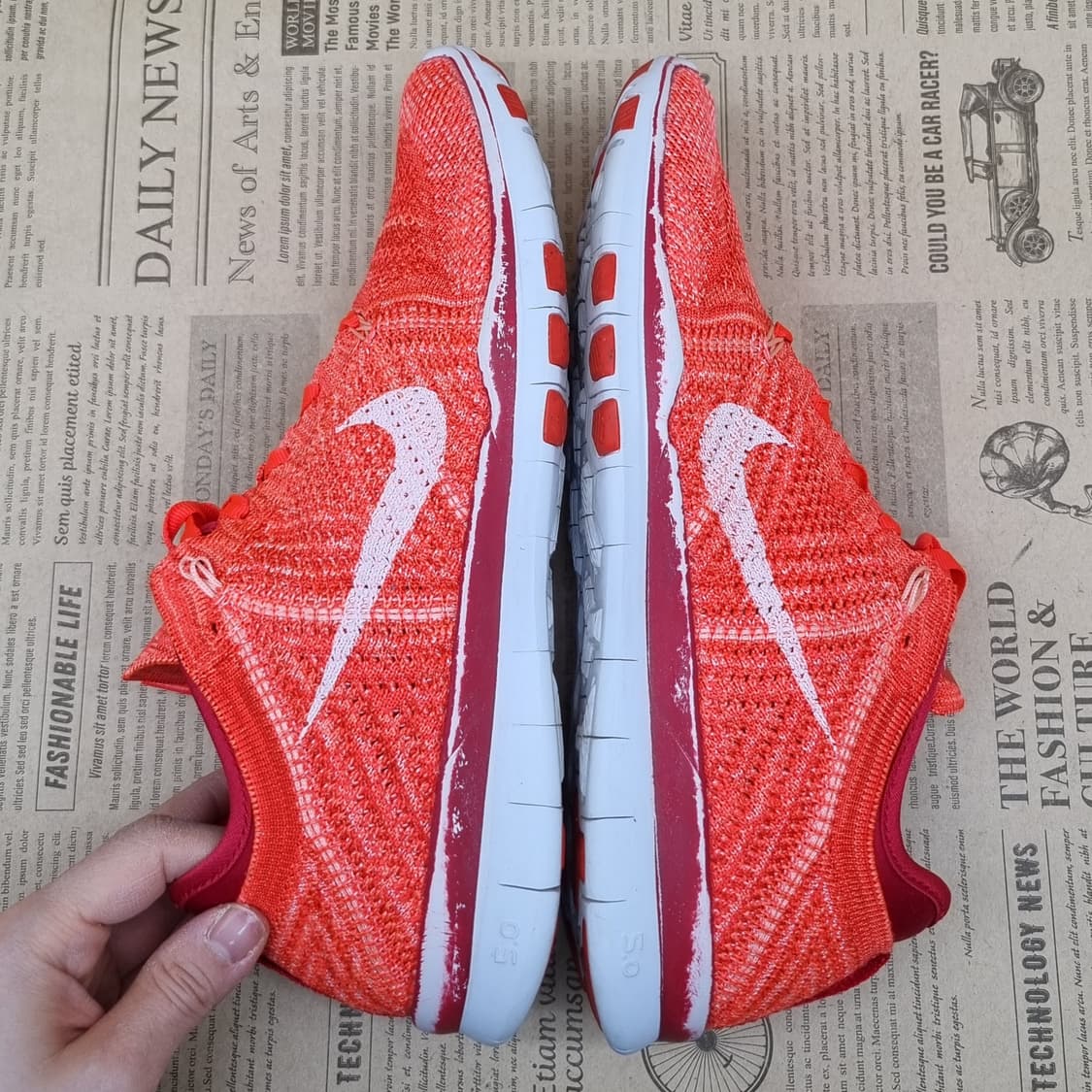 나이키 프리 런 플라이니트 런닝화245 상품이미지5