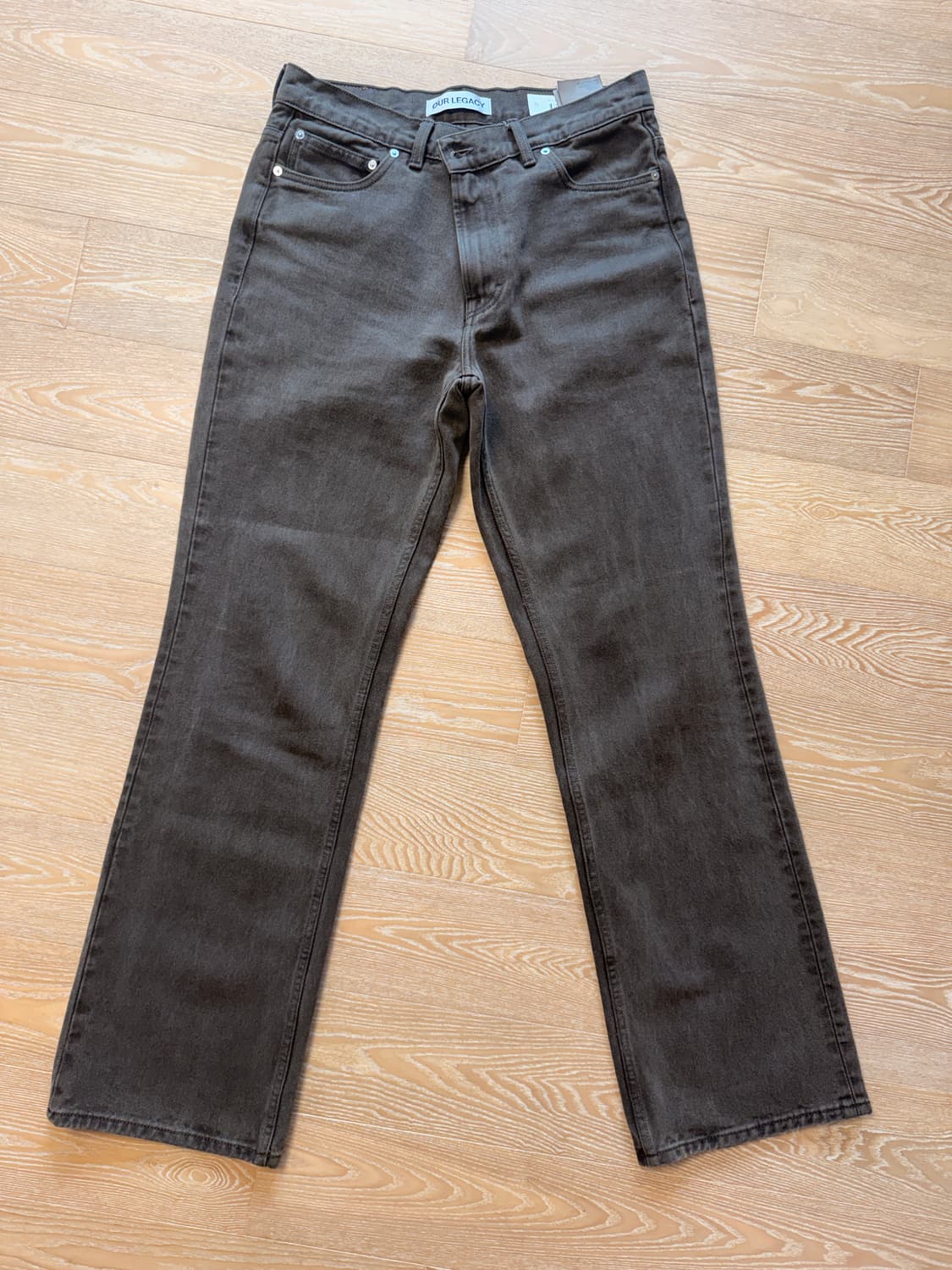 아워레가시 70s cut 브라운 데님 32 상품이미지1