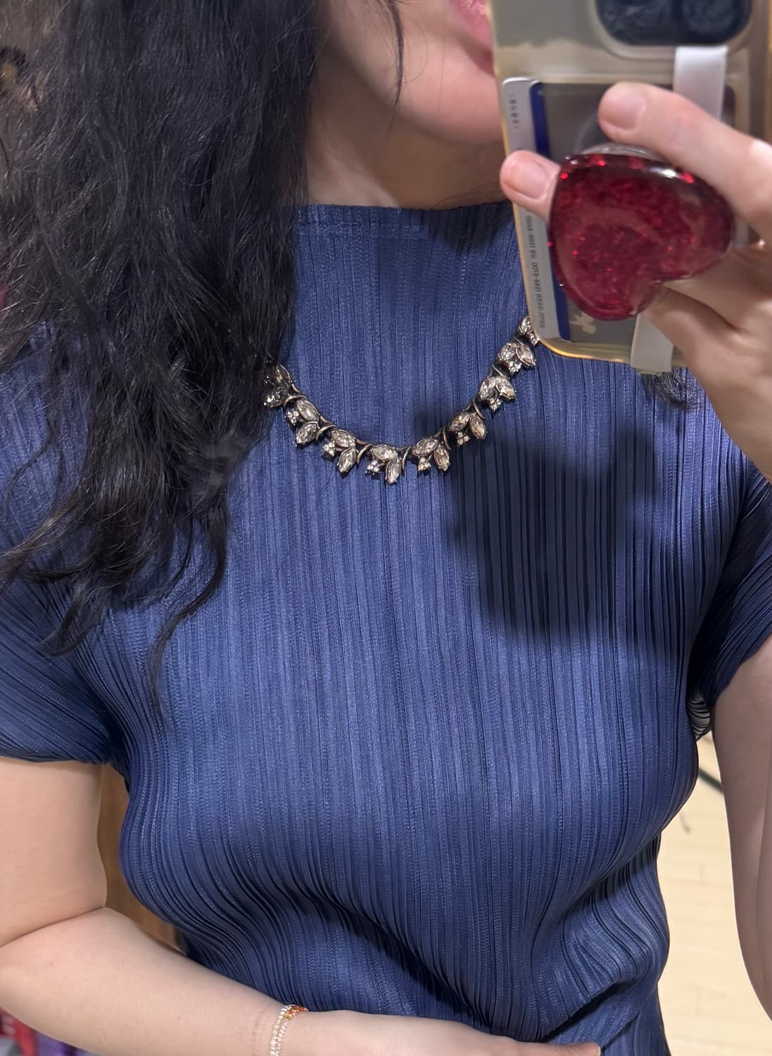 새상품 자라 크리스탈 엔틱 스타일 네크리스 목걸이 타임 오브제 마쥬 마인 상품이미지2