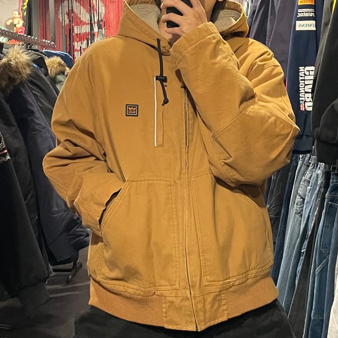 [IM] VTG 빈지티 베이지 후드 워크자켓  상품이미지3