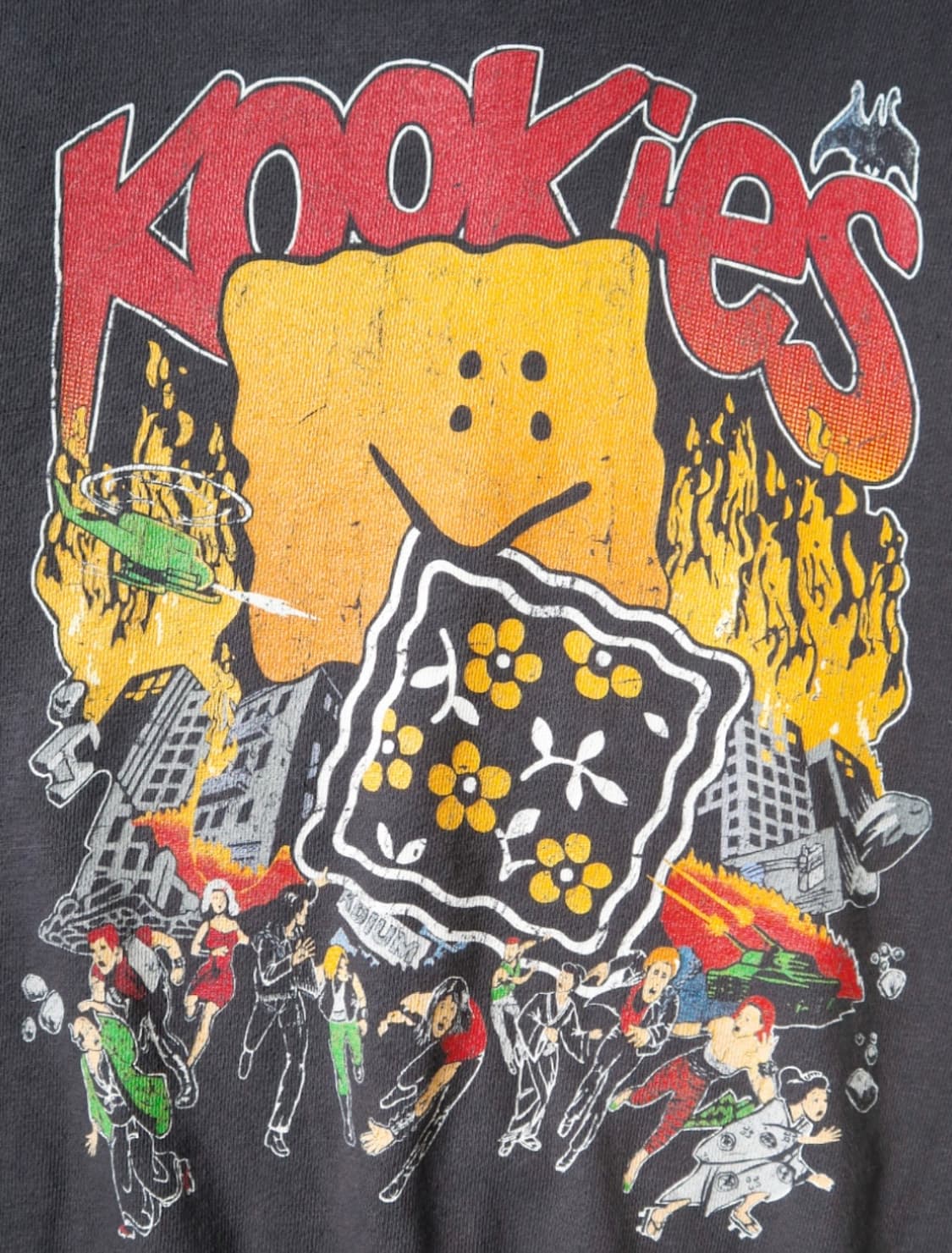 캐피탈(KAPITAL) 페키쉬 레인보우 후드 티 잉크 블랙 K2410LC 상품이미지4