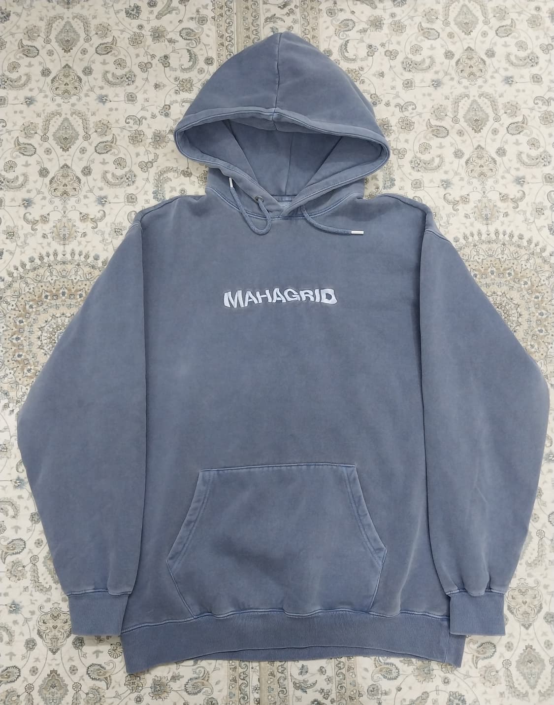 마하그리드 워싱 후드티 블루 L 상품이미지1