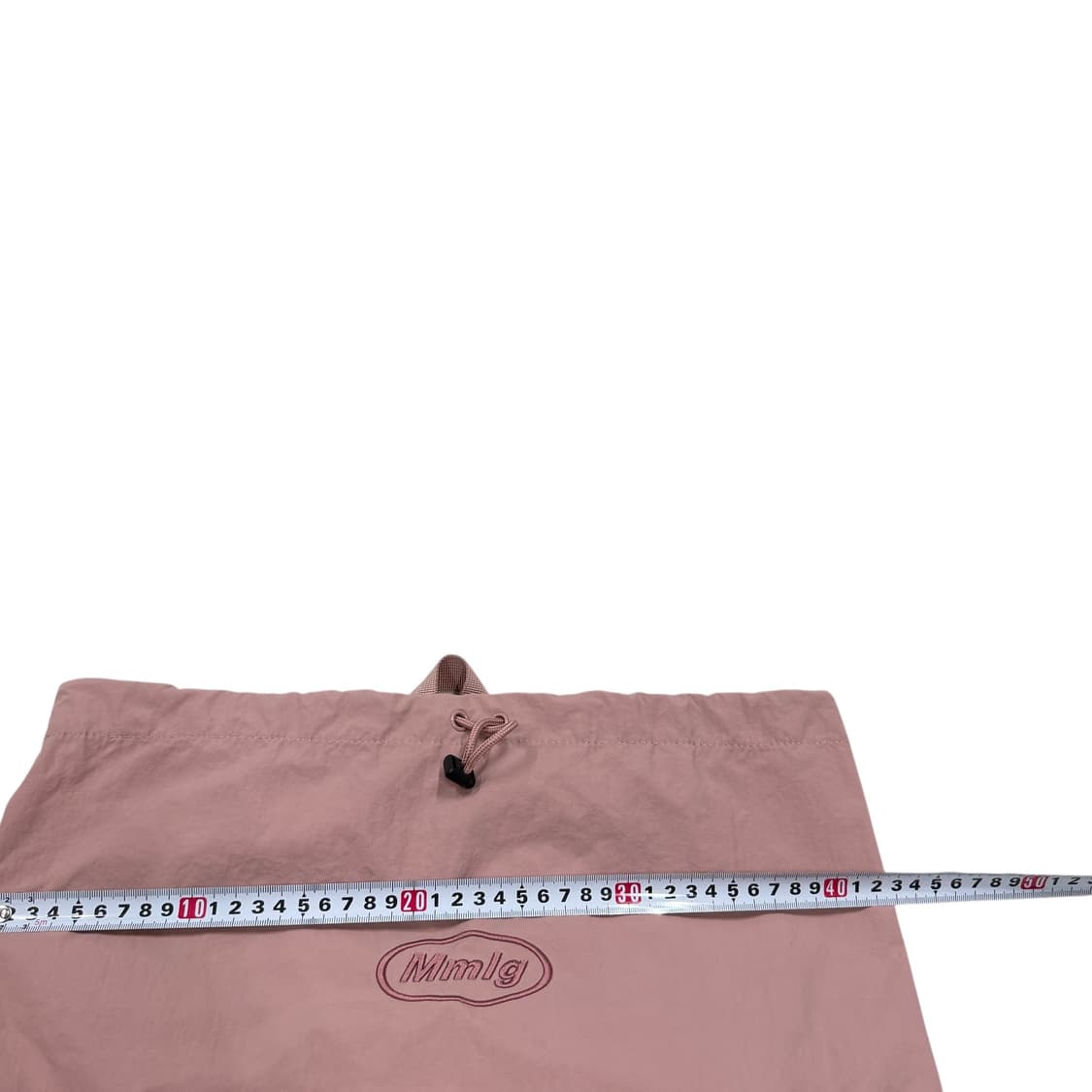 MMLG 나일론 드로우 스트링 럭색 백팩 가방 핑크 상품이미지7