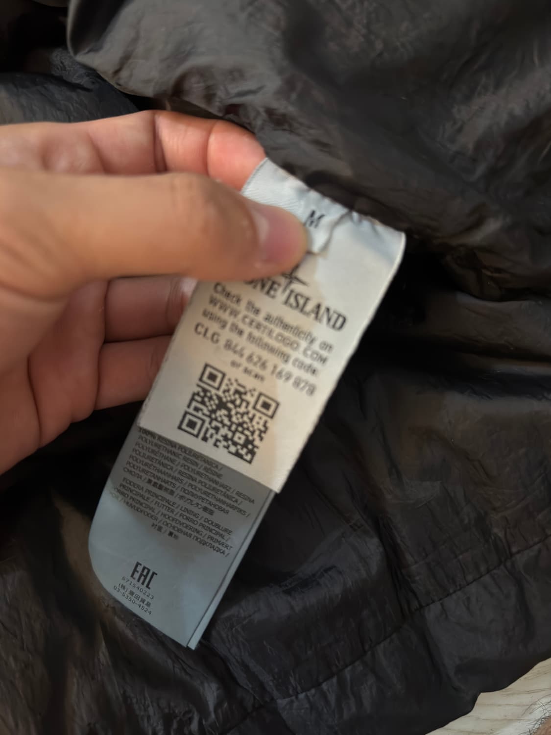 스톤아일랜드 크링클랩스18fw  사이즈m 상품이미지5