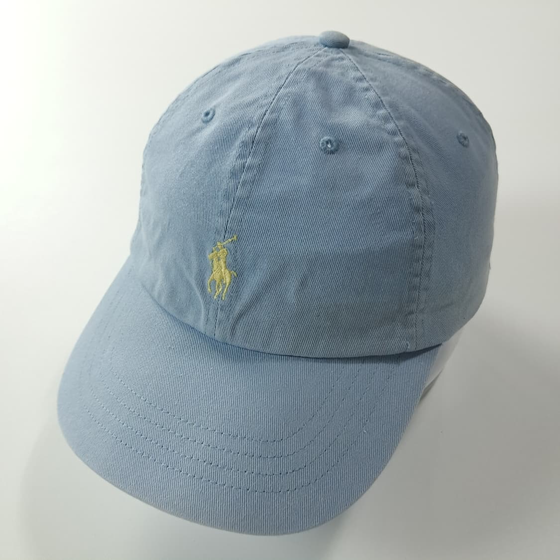 CK423 L 폴로 90s 가죽스트랩 옐로우포니 스카이블루 볼캡 상품이미지2