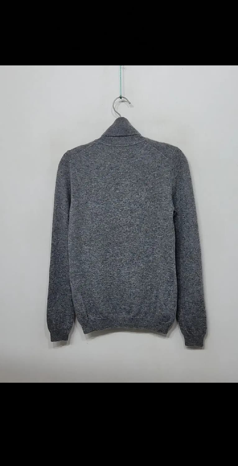 (S) 목폴라 캐시미어 니트 그레이 터틀넥 스웨터 무지  상품이미지5