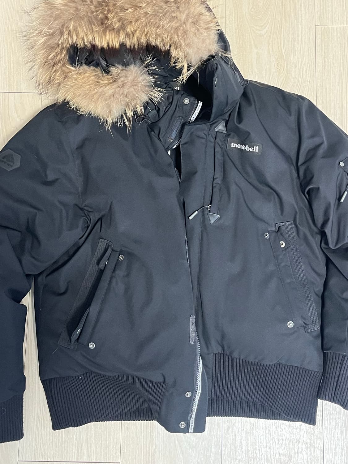 몽벨 헤비다운 퍼 후드 파카 상품이미지1