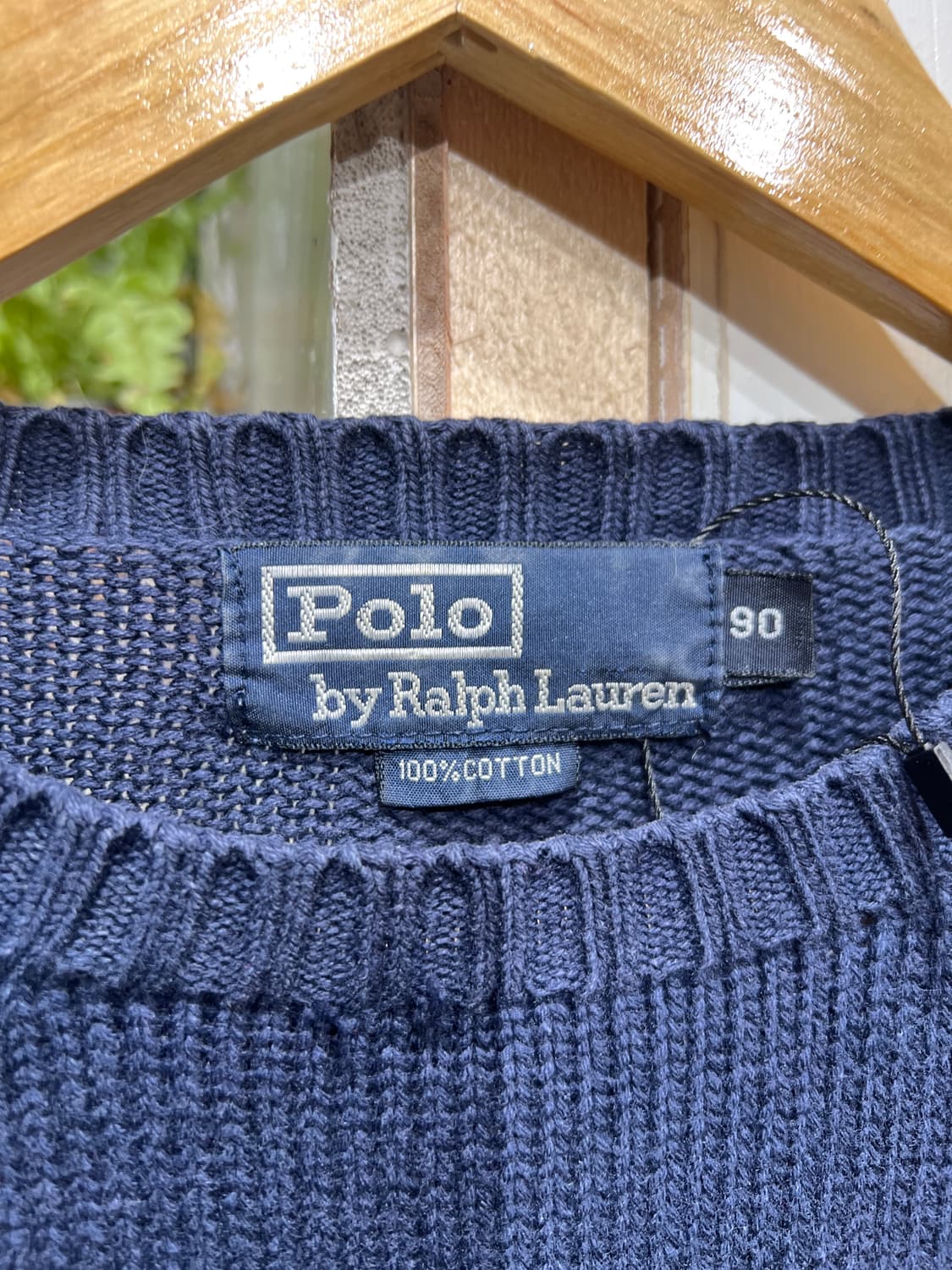 폴로 랄프로렌 91년도 코튼 니트 상품이미지3