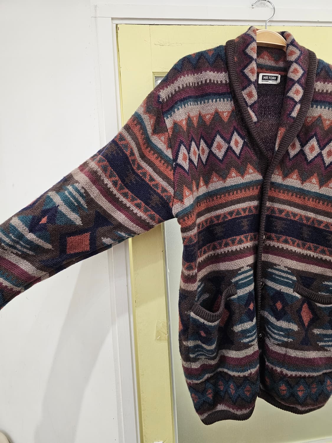 Mr.york 에스닉 나바호 울 가디건(리폼) 상품이미지4
