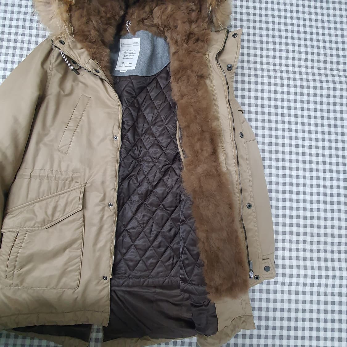 I'M DAVID 겨울 야상 면점퍼 남자95 상품이미지6