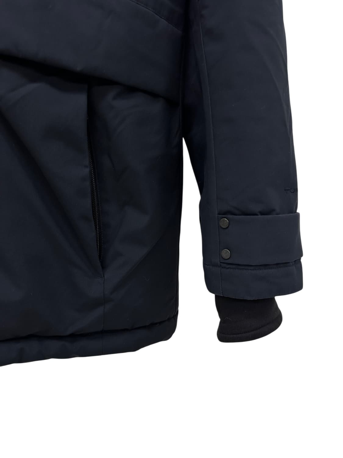 컬럼비아 구스다운 야상패딩 블랙네이비 (L) 상품이미지6