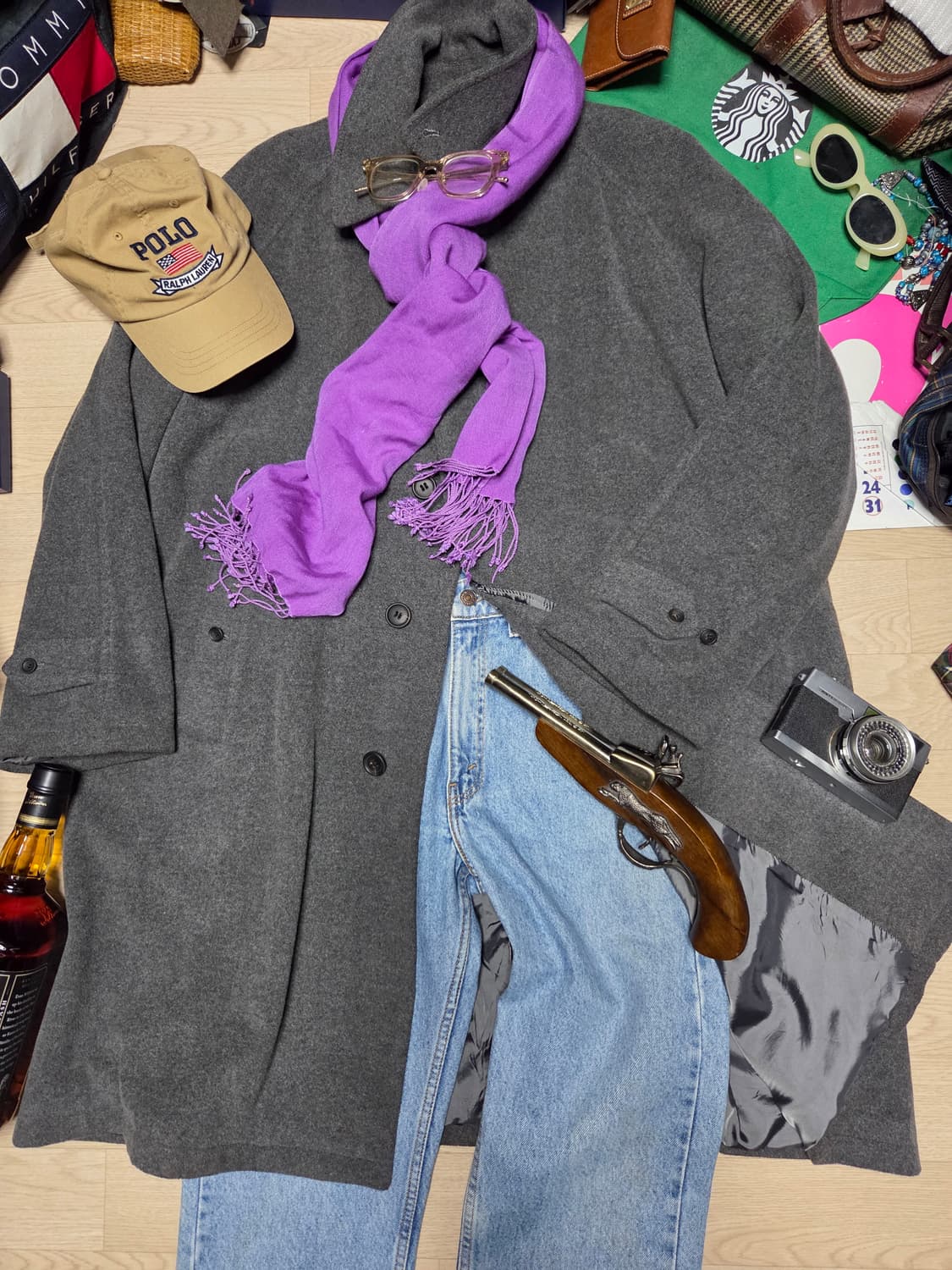 MARGARET HOWELL wool 울 코트 발마칸 싱글  상품이미지2