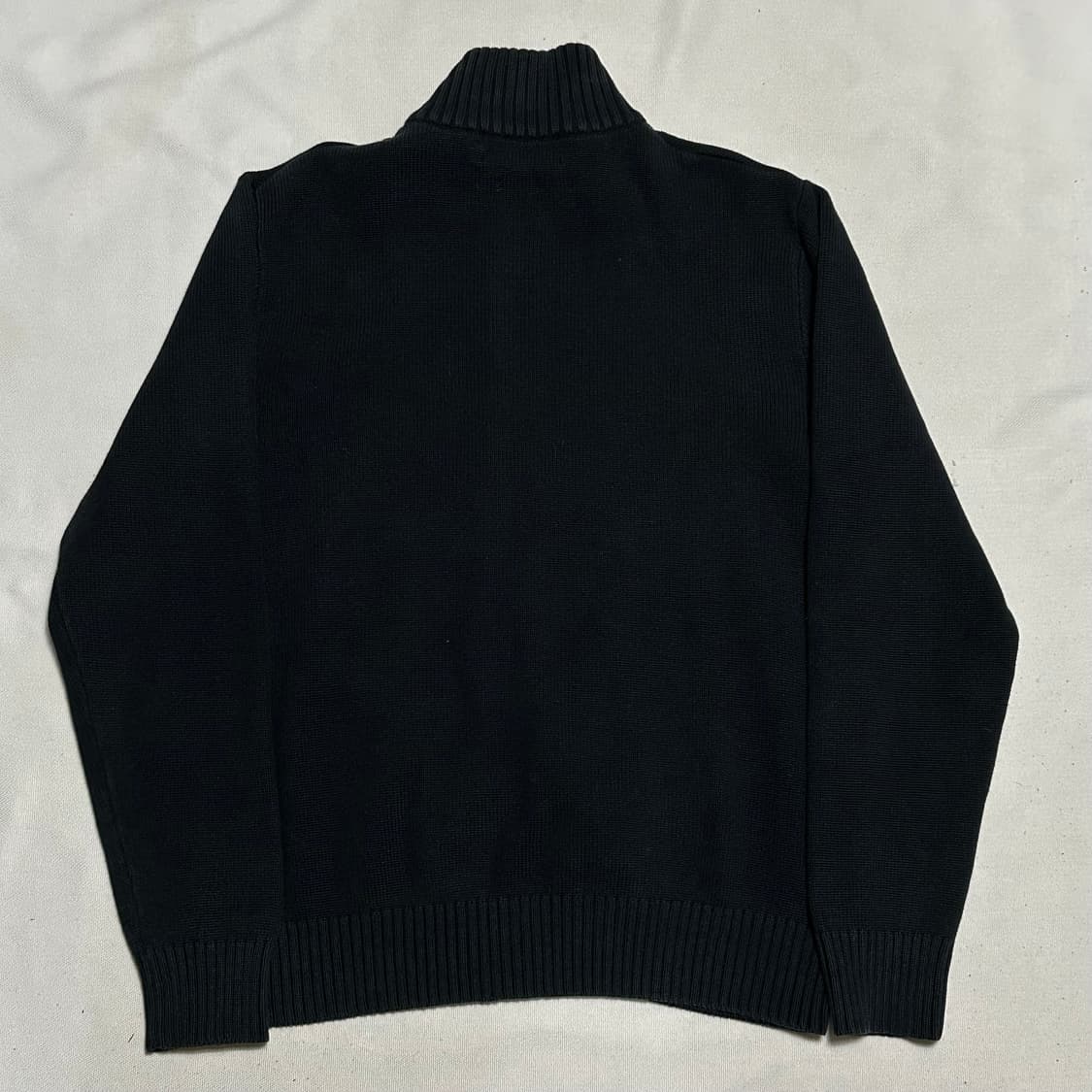 M 폴로랄프로렌 레드 포니 블랙 니트 집업 상품이미지3