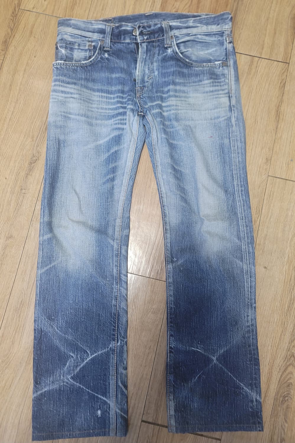 에드윈 빈티지 503 청바지 연청 워싱데님 32-34 사이즈 상품이미지1