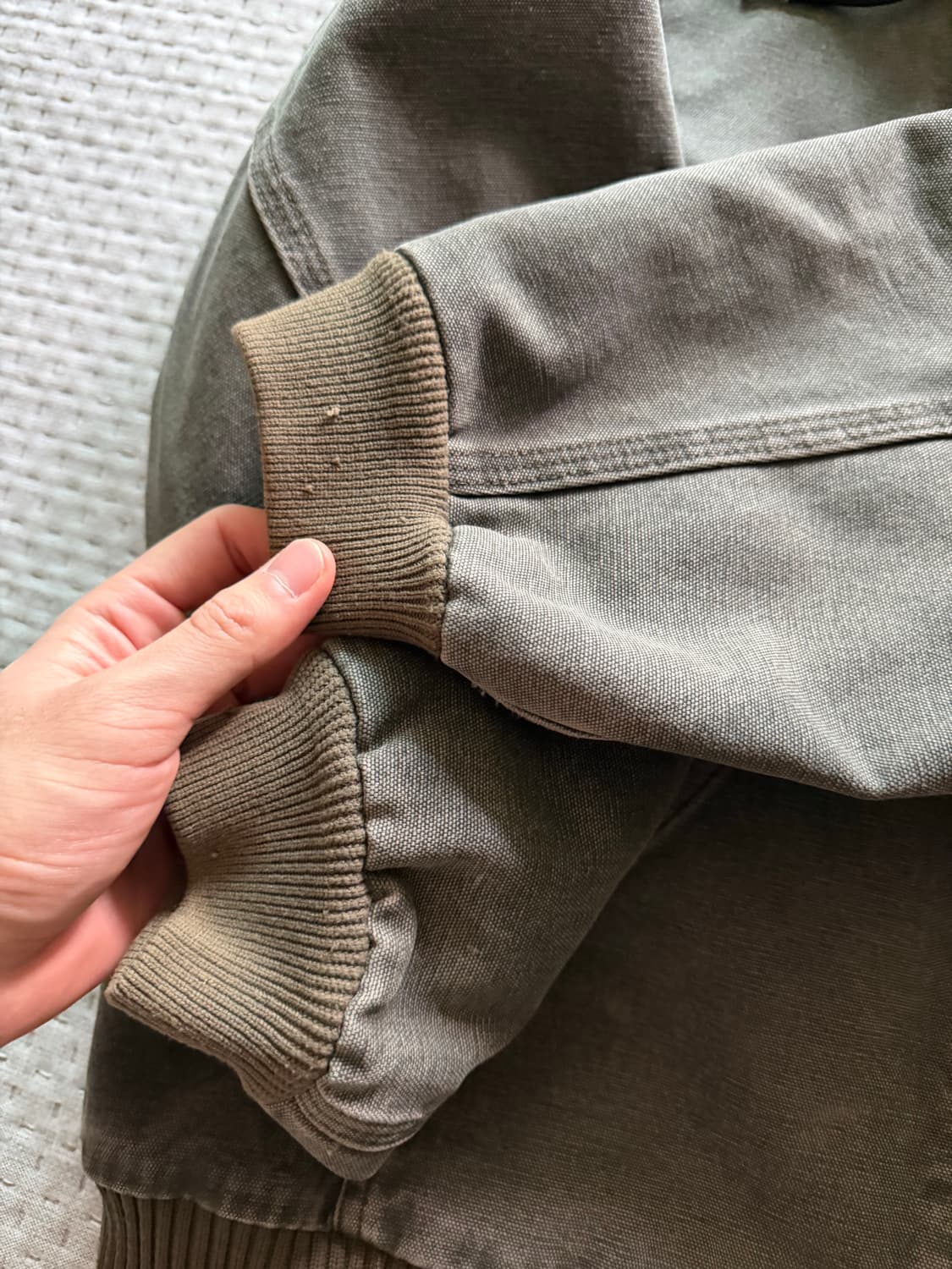 [M] 칼하트 j130 샌드스톤 덕 액티브 자켓 모스 상품이미지4