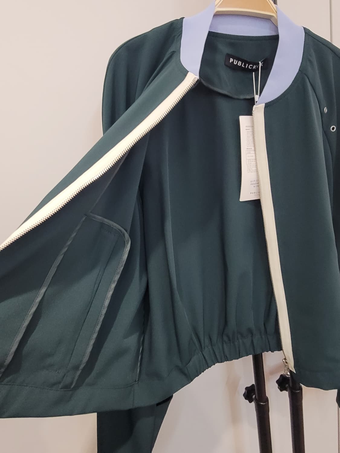 퍼블리카XPUBLICKA X 모니카 집업 점퍼 S 55~66 택달린새제품 상품이미지8