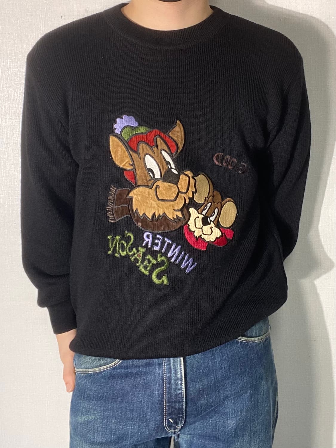 [L-XL] 90s FACILE SEI 재패니즈 빈티지 울 니트 상품이미지6